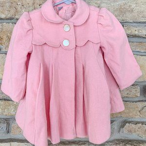 Vintage Scalloped Pink  Rothschild Kids Coat